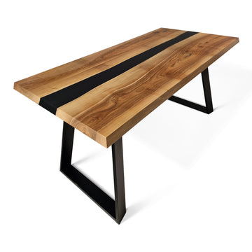 Mesa epoxi negra wabi