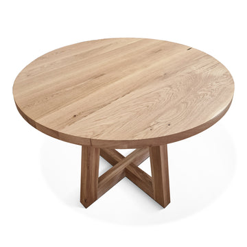 Mesa redonda de tulipán