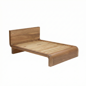 Cama de madera de nogal Emma