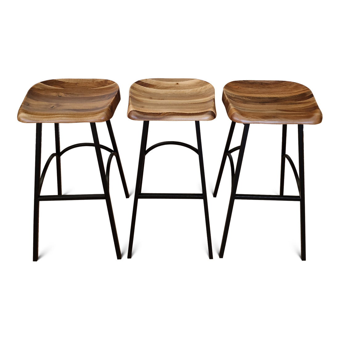 Taburete de bar de nogal Philipp