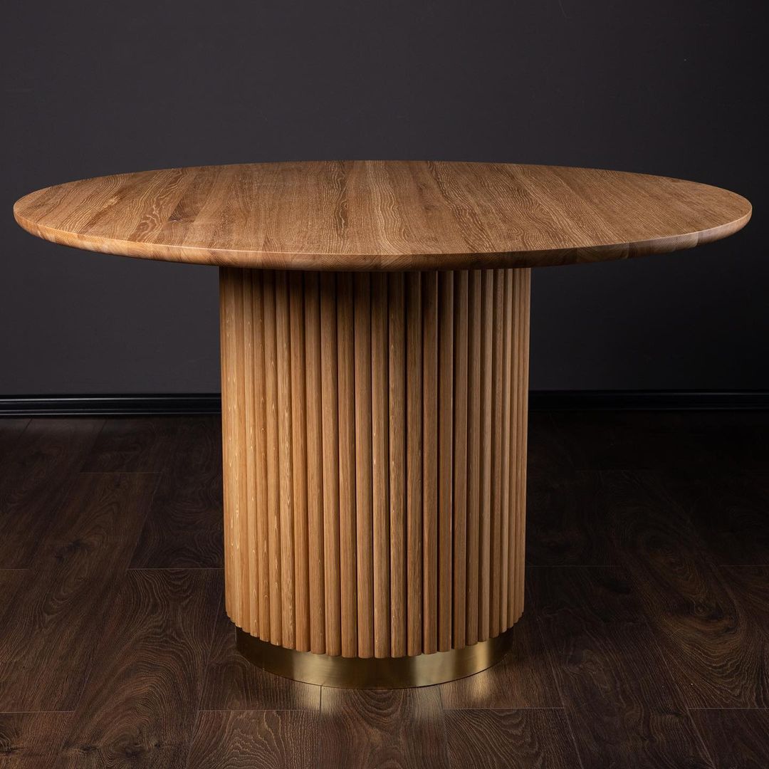 Chiara Oak Round Dining Table |S10Home