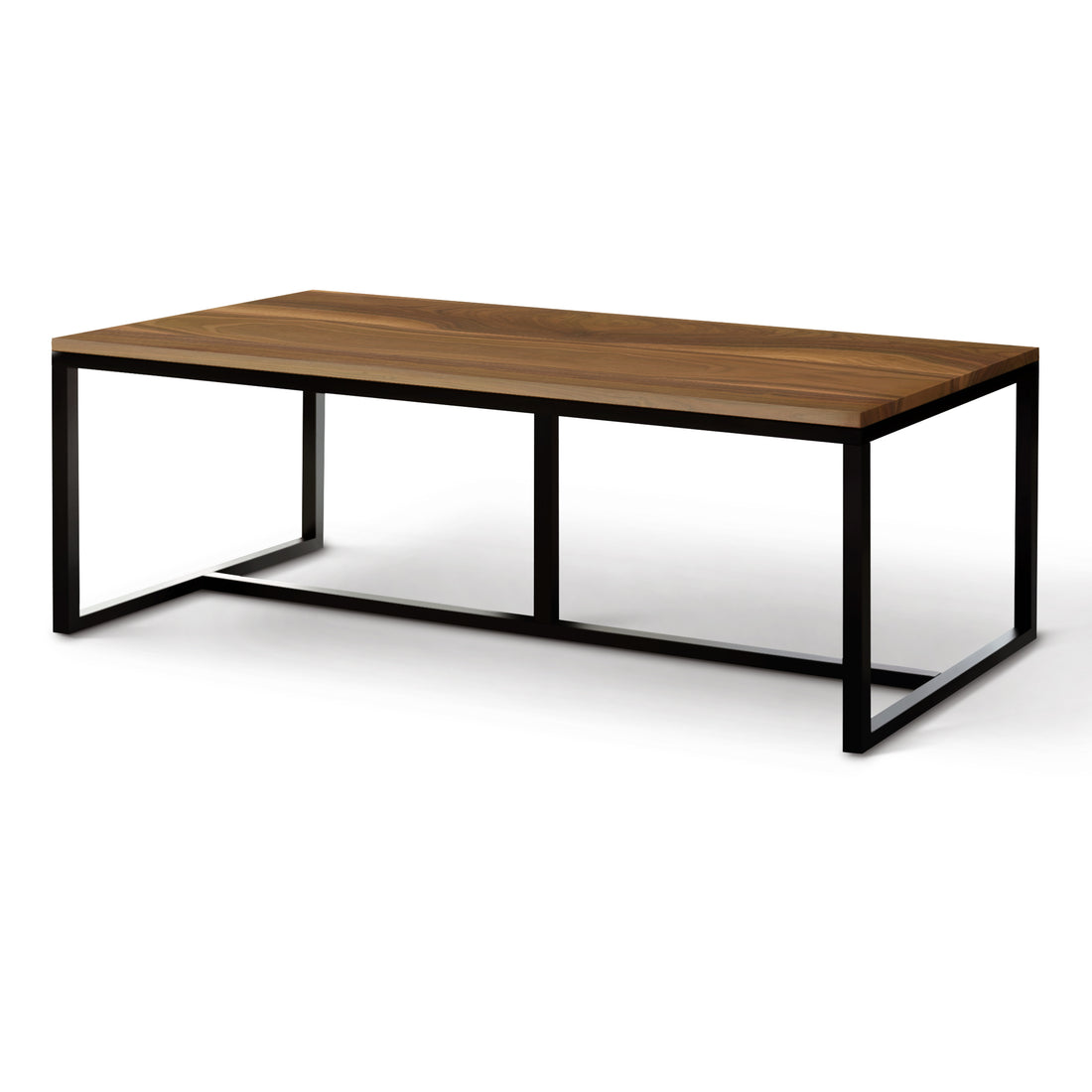 Metal Frame Table N1 in Walnut or Oak