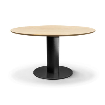 Round Pedestal Bistro Table in Solid Oak
