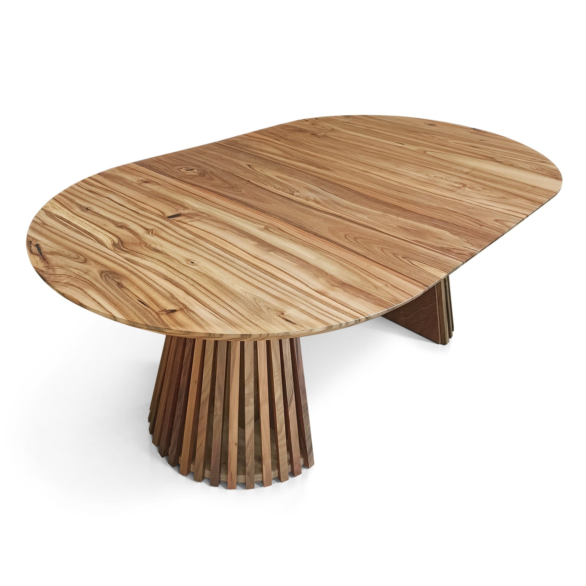 Vivien Extendable Round Walnut Dining Table | S10Home