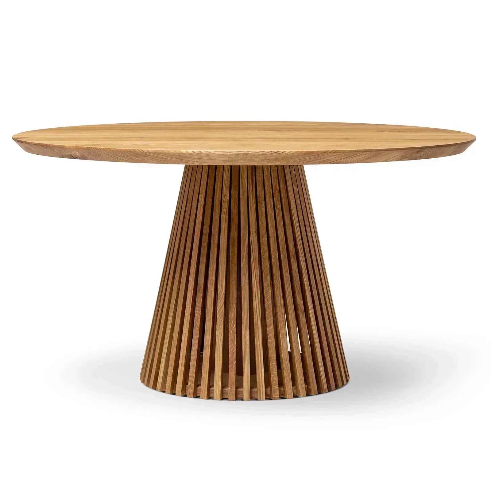 Vivien Extendable Round Oak Dining Table | S10Home 