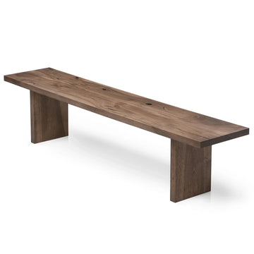 Walnut Bench Chocolate 2-6 Seater